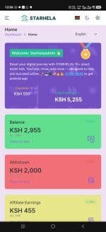What kenyans are earning on Starhela