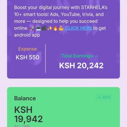Starhela earning potential